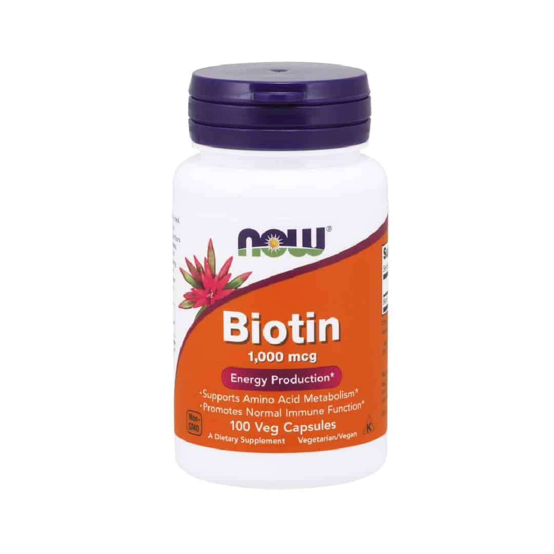 Now Foods Biotin 1000 mcg Veg Capsules