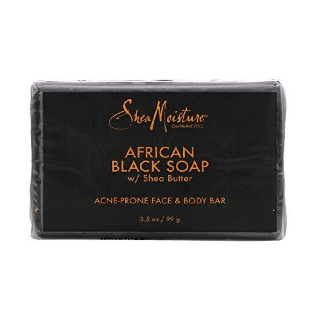 Sheamoisture Face and Body Bar for Oily Blemish Prone Skin African Black Soap Paraben Free 3.5 Oz